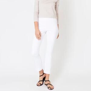 Ann Mashburn Faye Flare Cropped Lounge Pants Women's Small Stretch Elastic Waist